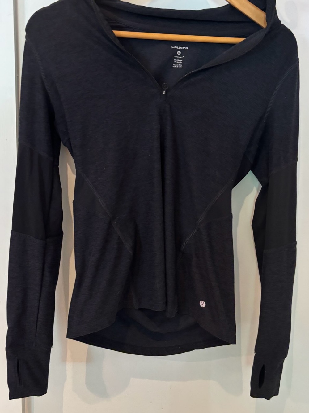 Lightweight Hooded Half-Zip Top